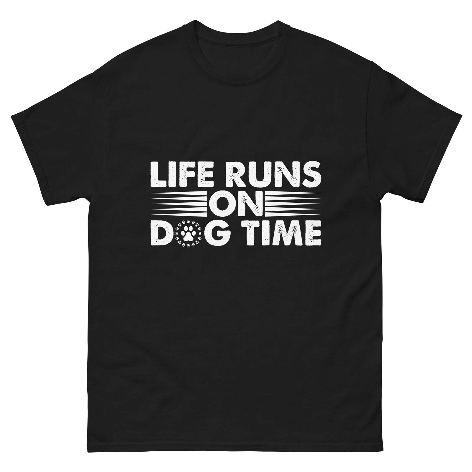 Life Runs On Dog Time Shirt  Dog Lover Humor Gift Tee Unisex T-shirt, Sweatshirt, Hoodie, Long Sleeve Tee - T-Shirt, Sweatshirt, Hoodie