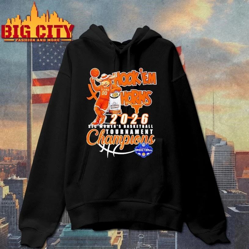 Texas Longhorns 2026 Sec Women's Basketball - Adult & Kids T-Shirts, Sweatshirts & Hoodies apparel design preview 2