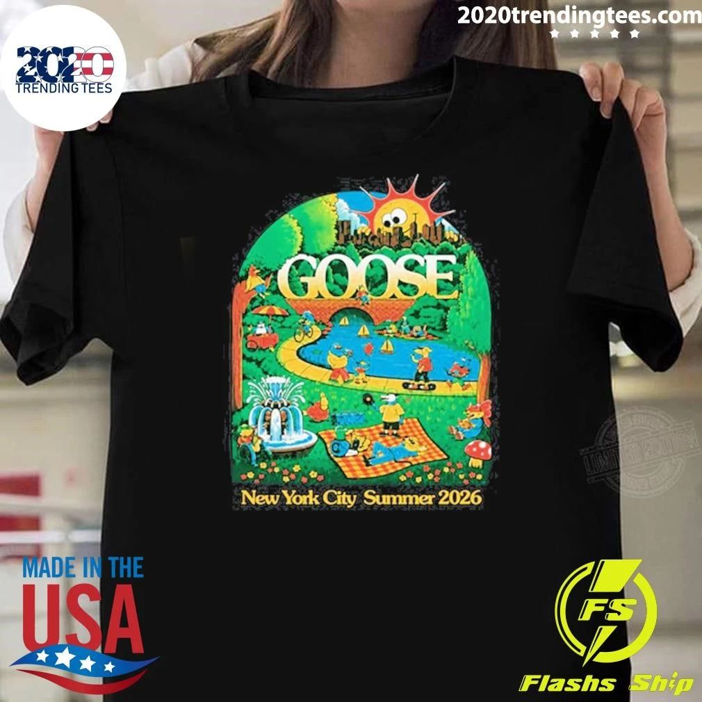 Goose New York City Summer 2026 Shirt Unisex T-shirt, Sweatshirt, Hoodie, Long Sleeve Tee - T-Shirt, Sweatshirt, Hoodie