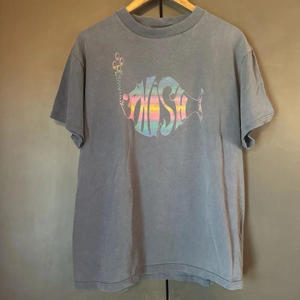 Vintage 90s Phish Rainbow Band T-Shirt Chacoal Reprint Gift All Size Unisex T-shirt, Sweatshirt, Hoodie, Long Sleeve Tee - T-Shirt, Sweatshirt, Hoodie