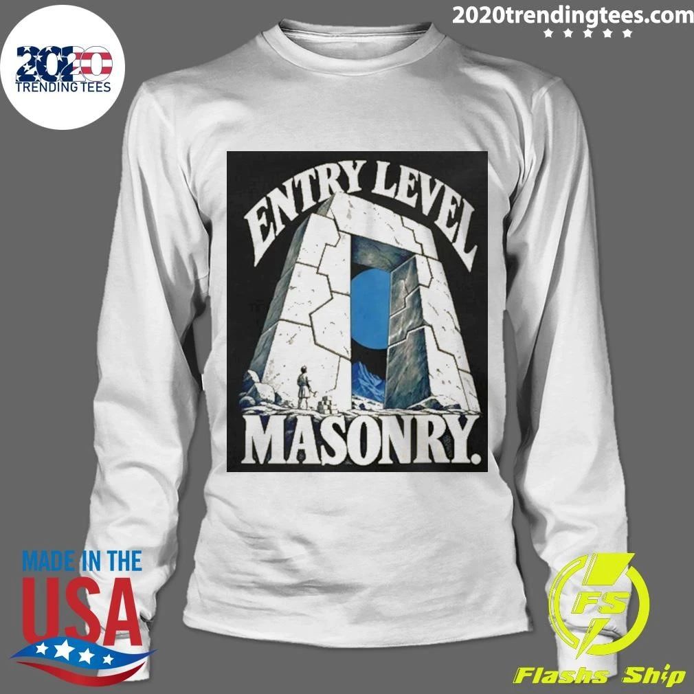 Entry Level Masonry Stonemason Construction - Adult & Kids T-Shirts, Sweatshirts & Hoodies apparel design preview 4