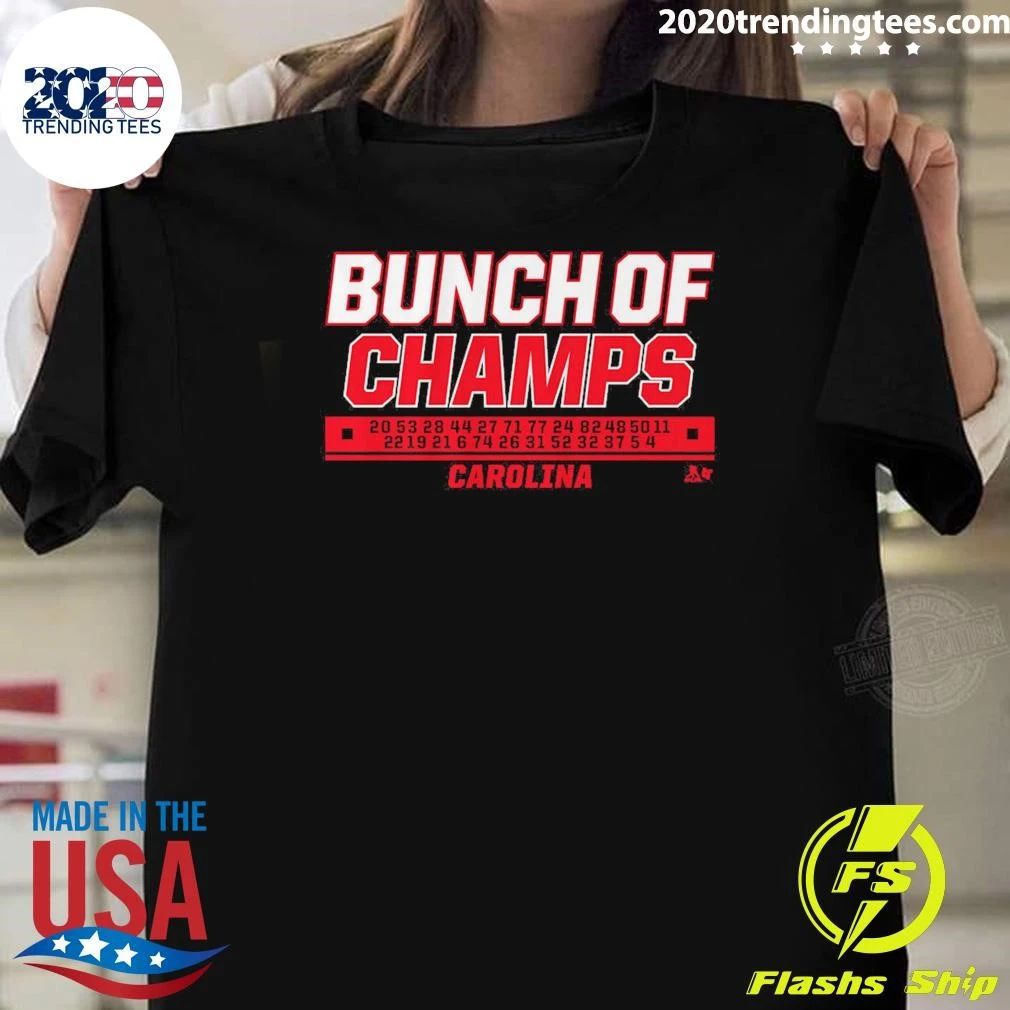 Carolina Hockey Bunch of Champs 2026 Tee Shirt Unisex T-shirt, Sweatshirt, Hoodie, Long Sleeve Tee - T-Shirt, Sweatshirt, Hoodie