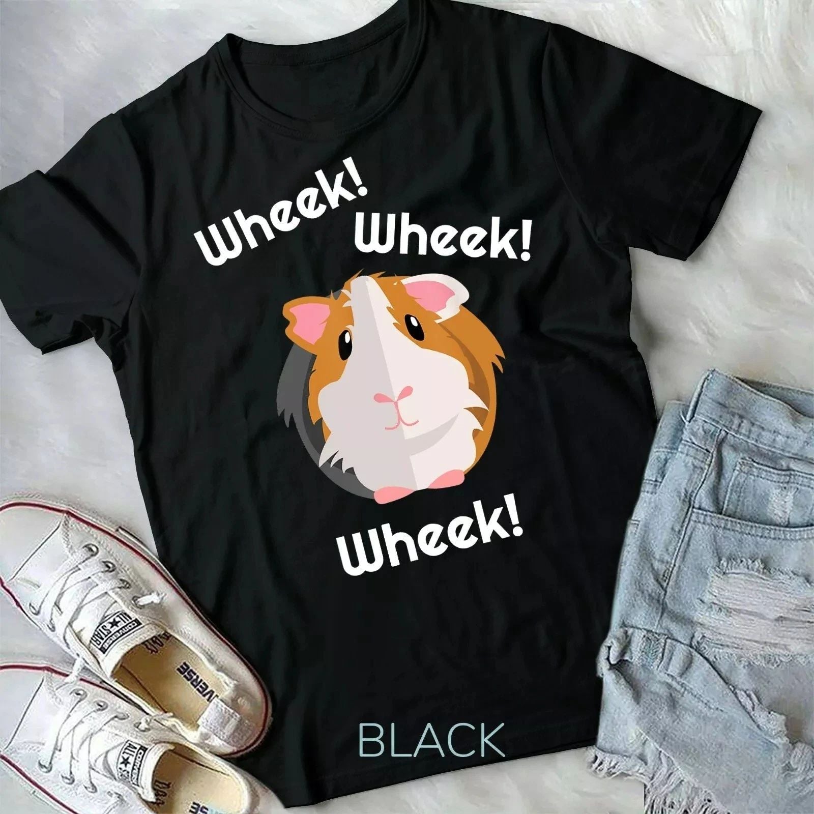 Cute n Funny Wheek - Guinea Pig Owner Cavy Lover - Unisex Form T-Shirt Unisex T-shirt, Sweatshirt, Hoodie, Long Sleeve Tee - T-Shirt, Sweatshirt, Hoodie