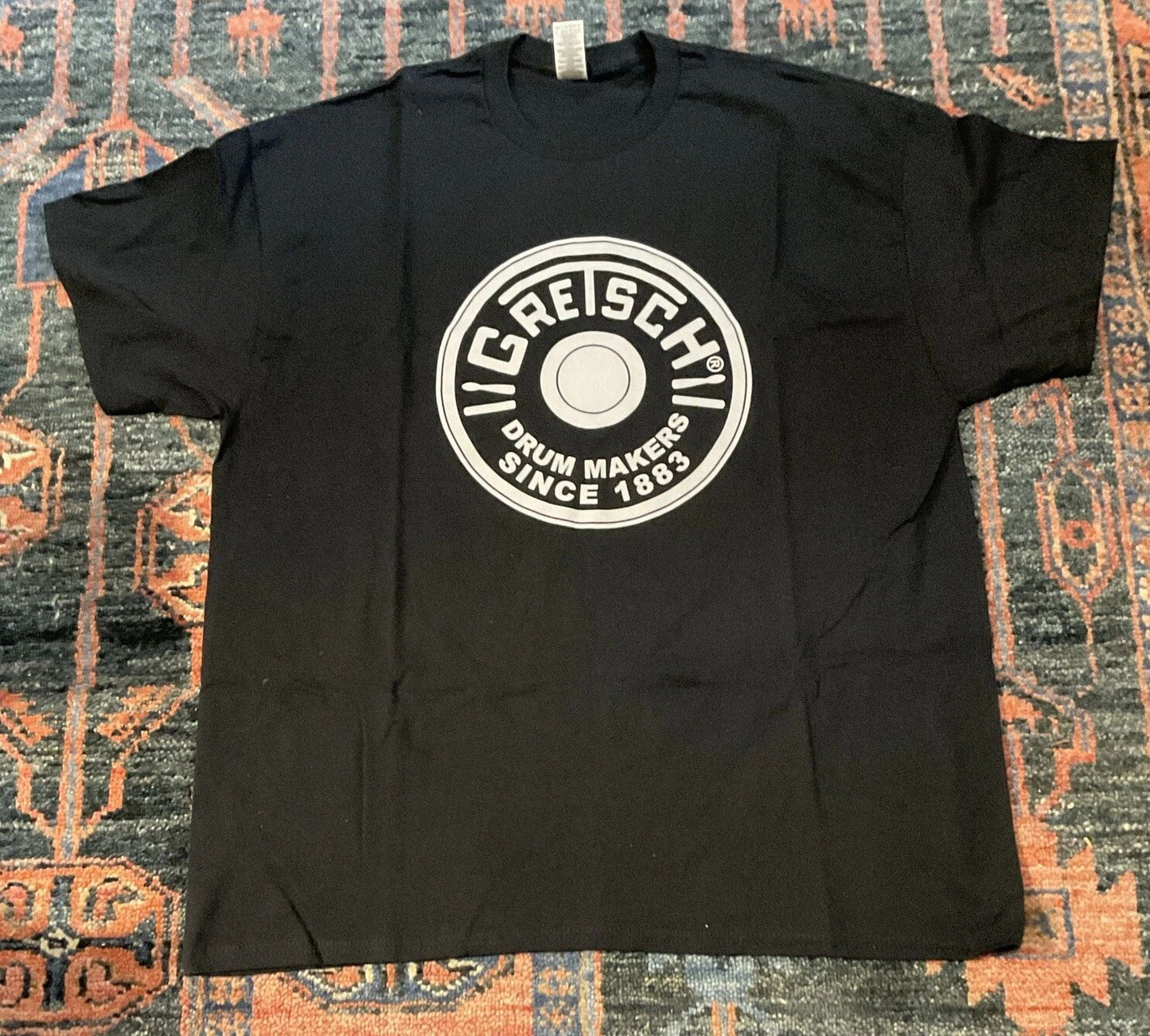 Gretsch Round Badge 100% Cotton T-Shirt, Black (XL) Unisex T-shirt, Sweatshirt, Hoodie, Long Sleeve Tee - T-Shirt, Sweatshirt, Hoodie