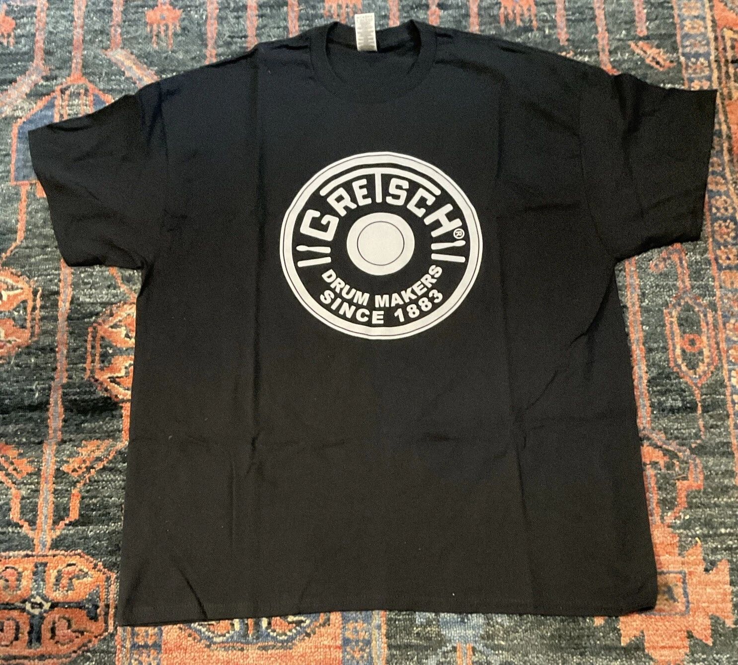Gretsch Round Badge 100% Cotton T-Shirt, Black (XL) Unisex T-shirt, Sweatshirt, Hoodie, Long Sleeve Tee - T-Shirt, Sweatshirt, Hoodie