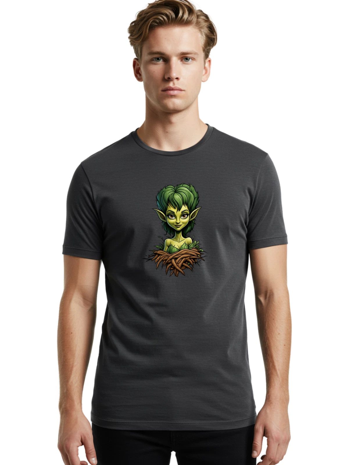 Tree-Nymph-2 Mens Graphic Tee, 100% Cotton, Casual Summer Wear Unisex T-shirt, Sweatshirt, Hoodie, Long Sleeve Tee - T-Shirt, Sweatshirt, Hoodie