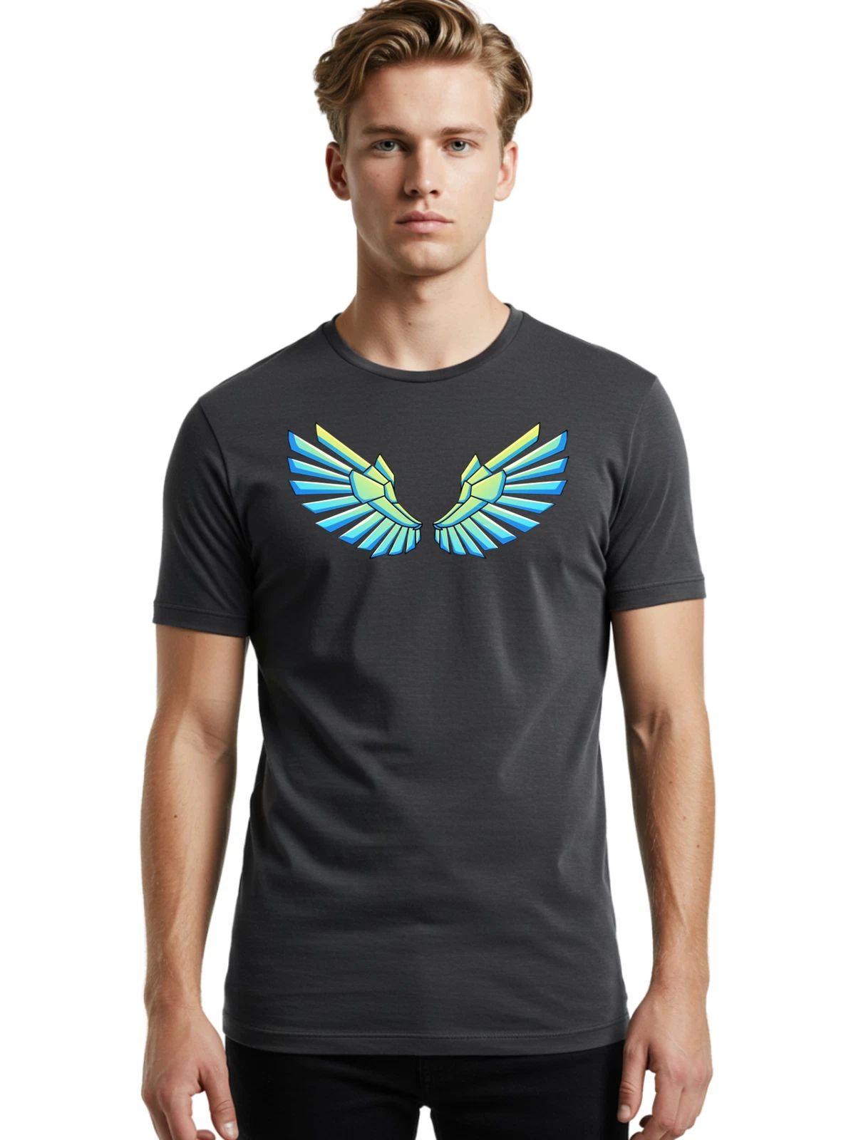 Crystal-Wings-5 Mens Graphic Tee, 100% Cotton, Casual Summer Wear Unisex T-shirt, Sweatshirt, Hoodie, Long Sleeve Tee - T-Shirt, Sweatshirt, Hoodie