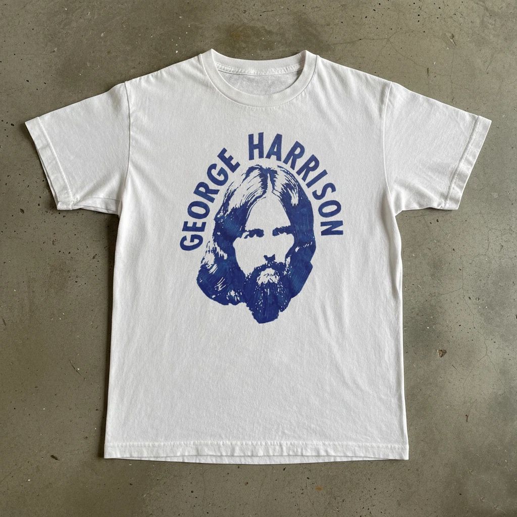 Vintage George Harrison Tee Unisex T-shirt, Sweatshirt, Hoodie, Long Sleeve Tee - T-Shirt, Sweatshirt, Hoodie