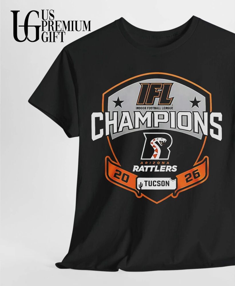 Arizona Rattlers 2026 Indoor Football League National - Adult & Kids T-Shirts, Sweatshirts & Hoodies apparel design preview 2