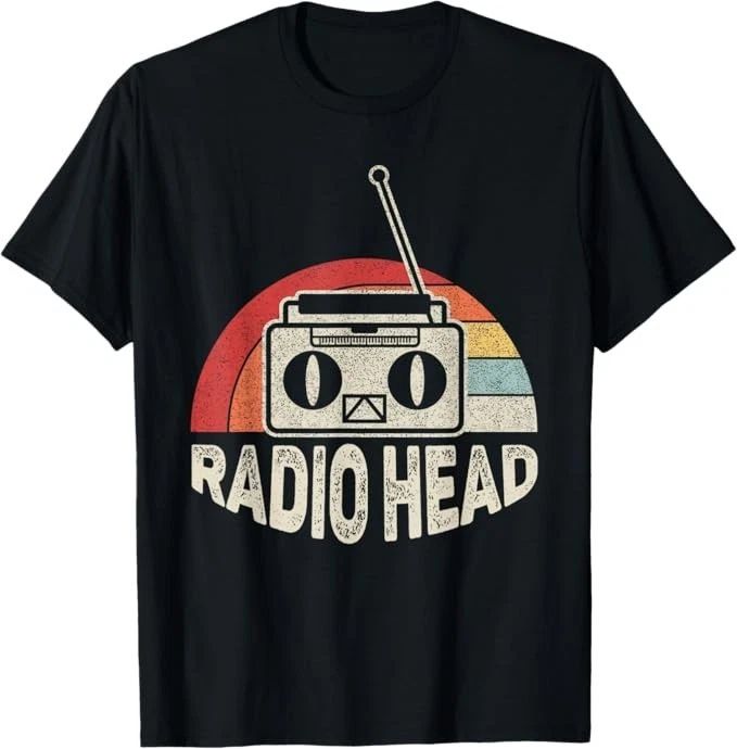 Vintage Retro Radio Head T-Shirt Unisex T-shirt, Sweatshirt, Hoodie, Long Sleeve Tee - T-Shirt, Sweatshirt, Hoodie