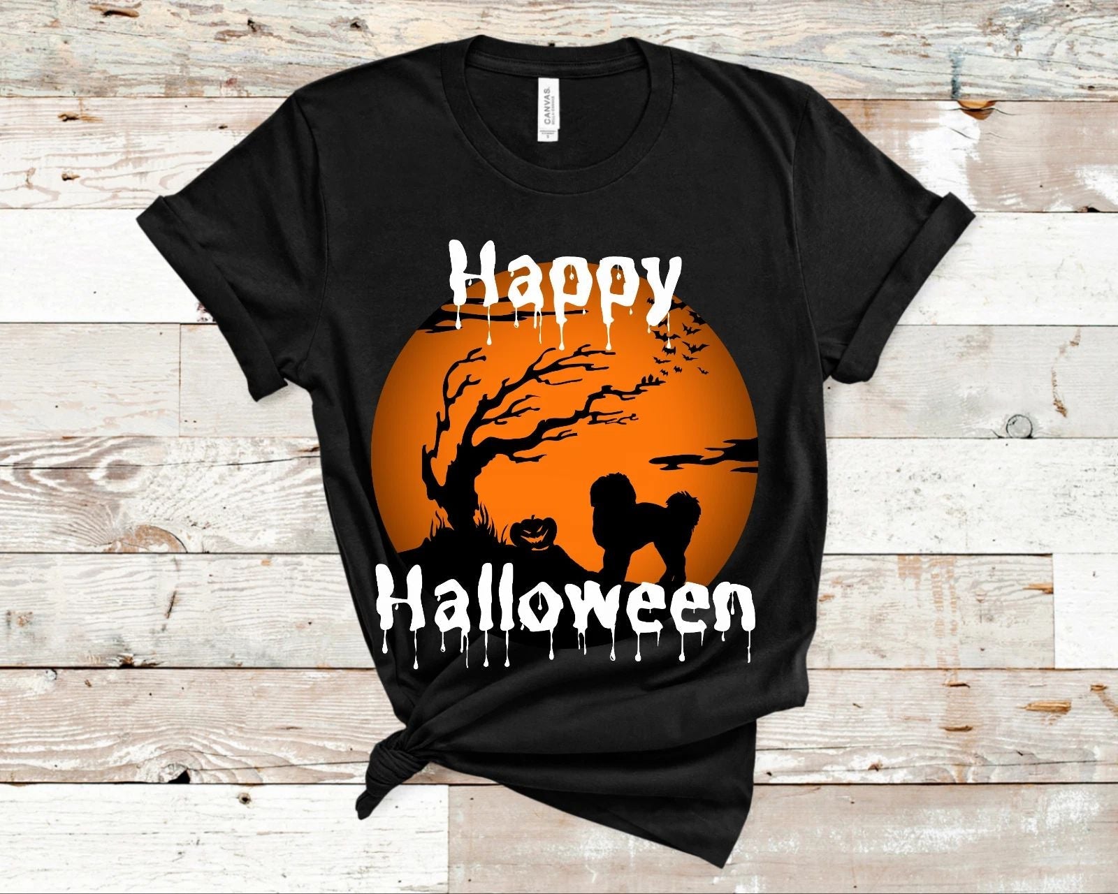 Havanese Halloween Shirt Gift for Dog Mom or Dad Black Unisex TShirt Holiday Unisex T-shirt, Sweatshirt, Hoodie, Long Sleeve Tee - T-Shirt, Sweatshirt, Hoodie