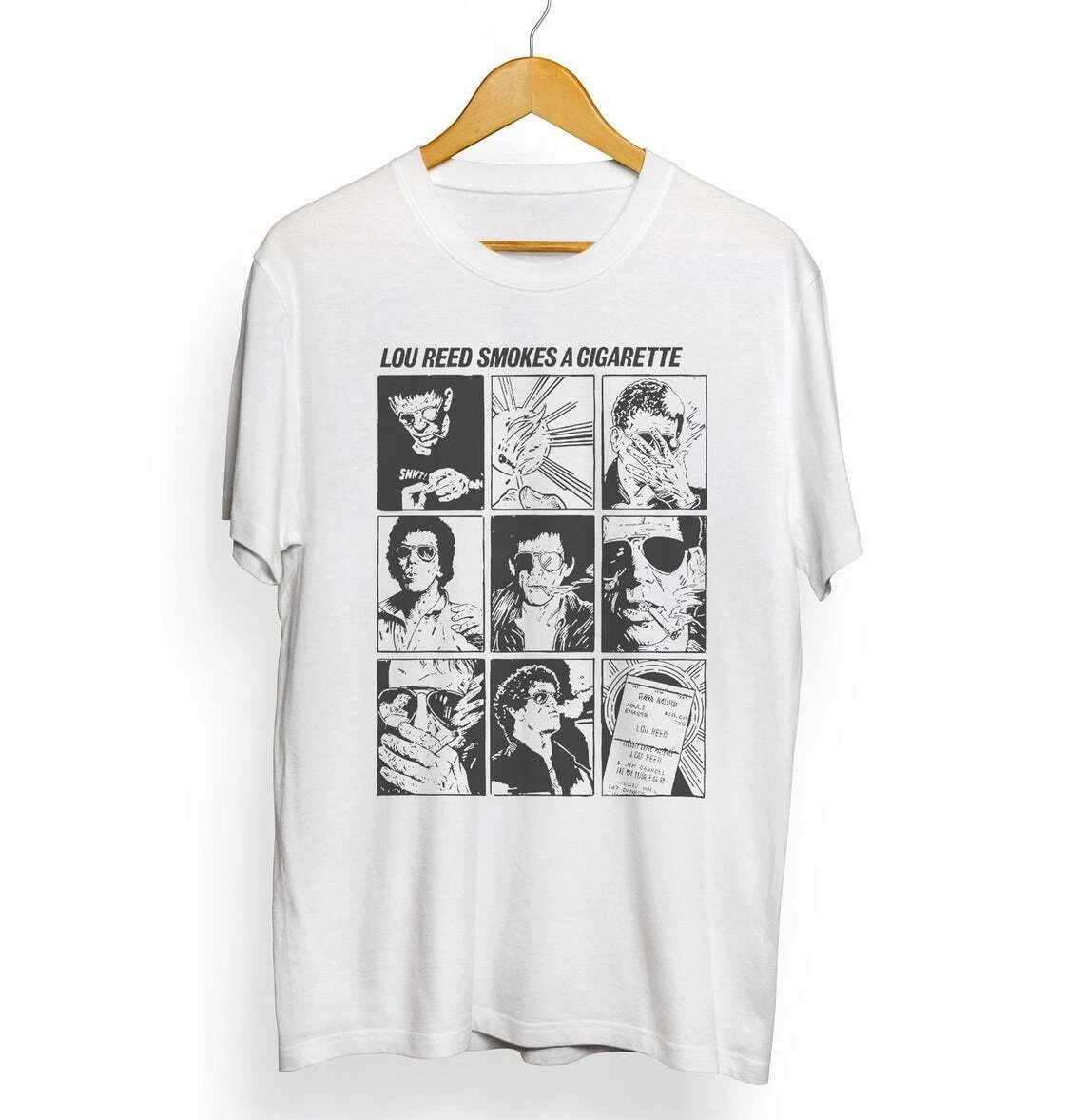 LOU REED vintage style cigarette T-shirt - Velvet Underground Shirt BL252 Unisex T-shirt, Sweatshirt, Hoodie, Long Sleeve Tee - T-Shirt, Sweatshirt, Hoodie