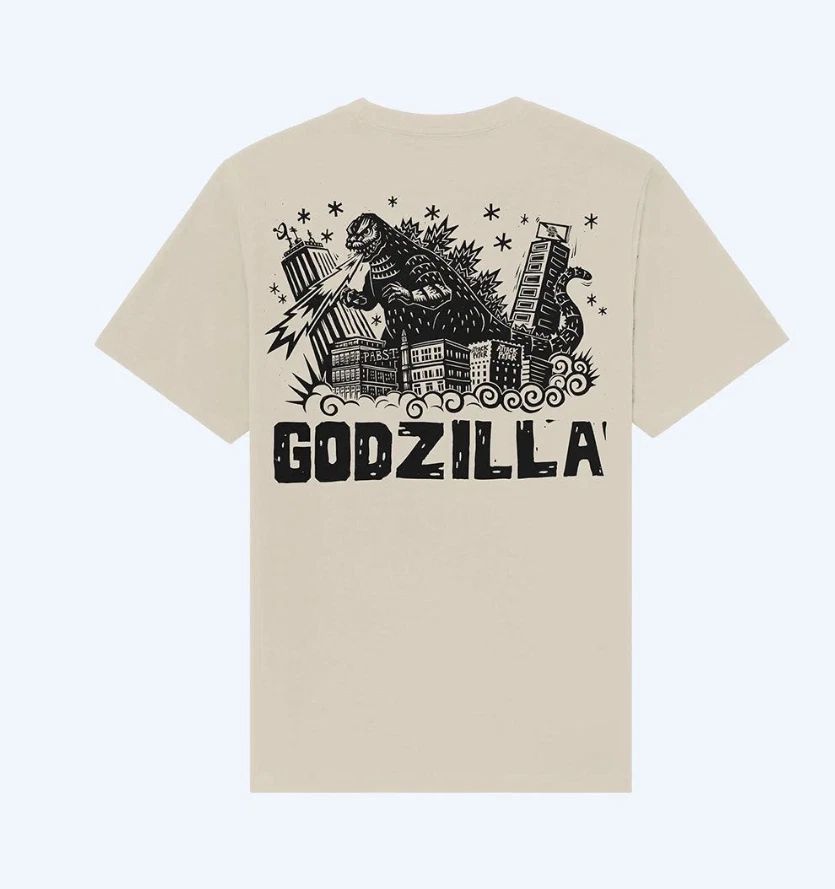 Godzilla X Pbr X Attack Peter Natural T-Shirt Size S-5Xl Unisex T-shirt, Sweatshirt, Hoodie, Long Sleeve Tee - T-Shirt, Sweatshirt, Hoodie