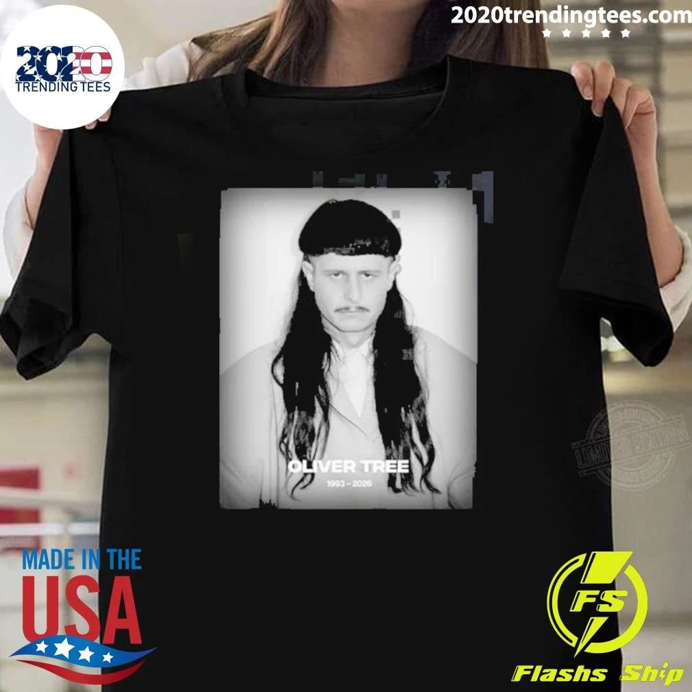 RIP Rest In Peace Oliver Tree 1993-2026 Thank You For The Memories Shirt Unisex T-shirt, Sweatshirt, Hoodie, Long Sleeve Tee - T-Shirt, Sweatshirt, Hoodie
