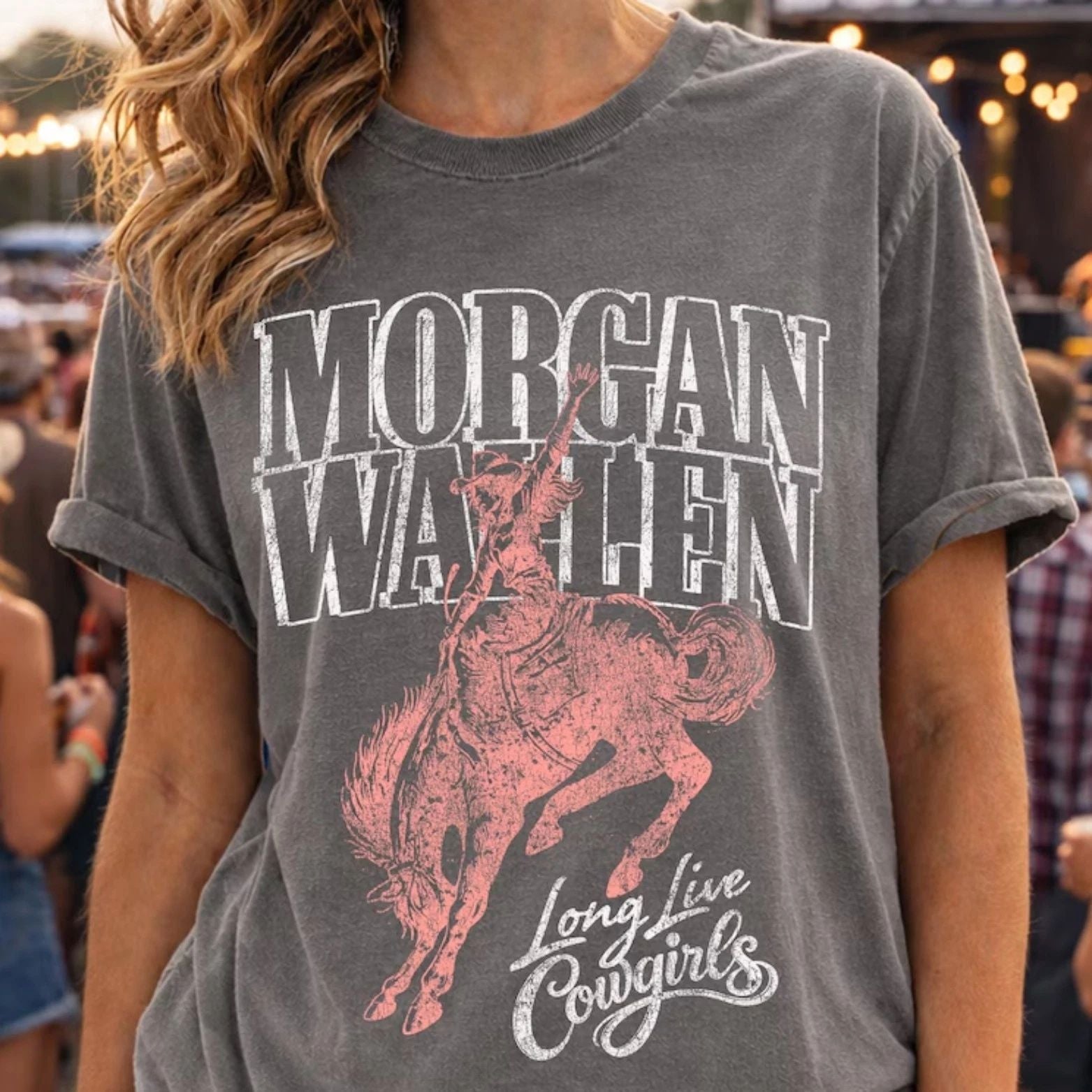 Comforts Color Morgan Country Music Long Live Cowgirls Wallen Shirt (S-3XL) Unisex T-shirt, Sweatshirt, Hoodie, Long Sleeve Tee - T-Shirt, Sweatshirt, Hoodie