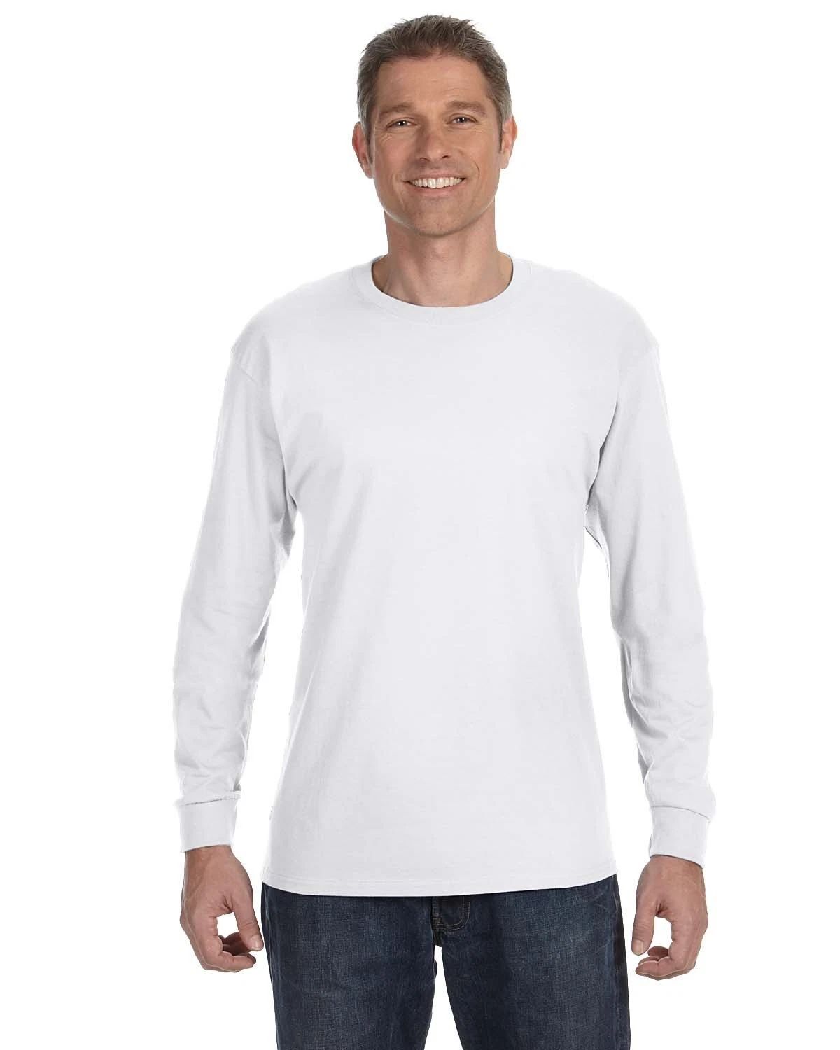 2 Pack Of Gildan G540 Adult Heavy Cotton Long Sleeve Mens Stylish Plain T-Shirt Unisex T-shirt, Sweatshirt, Hoodie, Long Sleeve Tee - T-Shirt, Sweatshirt, Hoodie