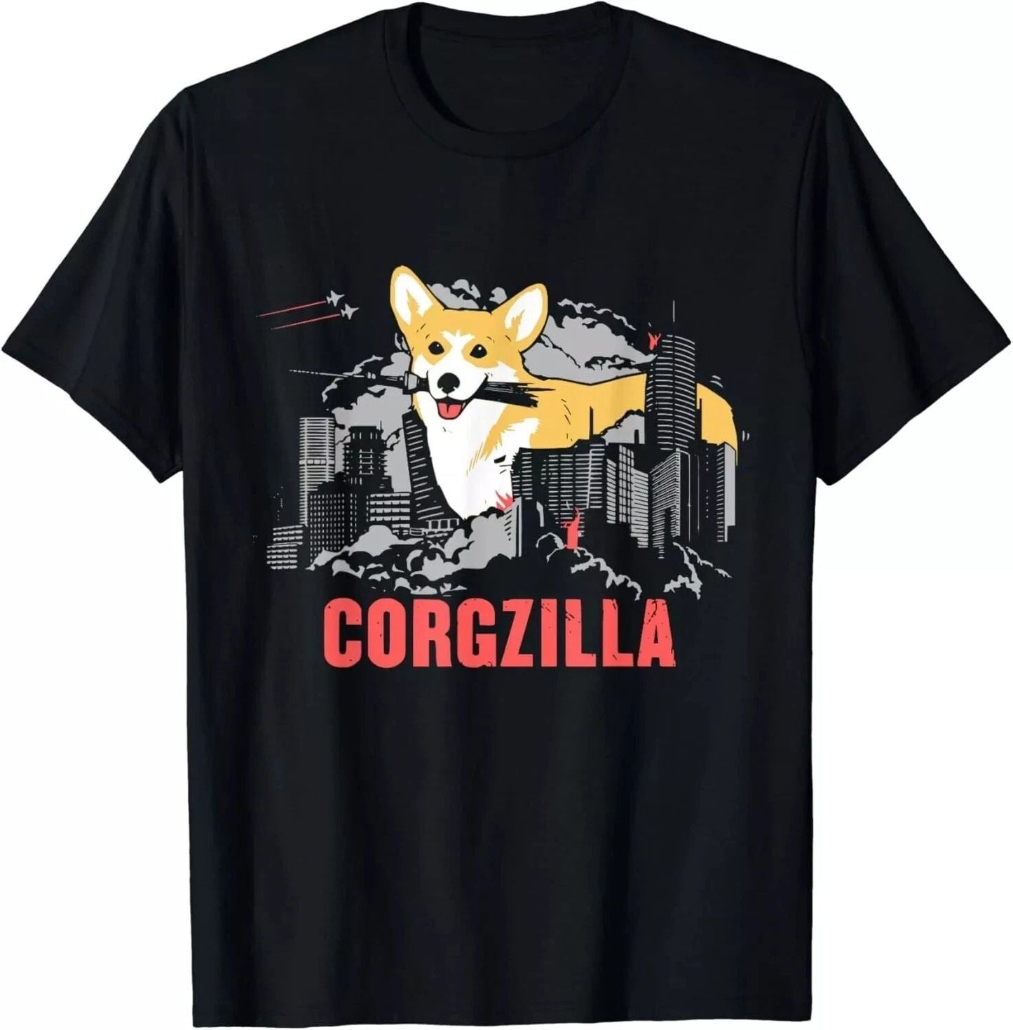 _Corgzilla_ Funny Dog Corgi Lover Gift Unisex T-Shirt Unisex T-shirt, Sweatshirt, Hoodie, Long Sleeve Tee - T-Shirt, Sweatshirt, Hoodie