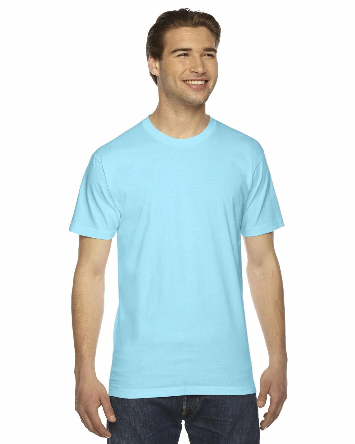 American Apparel Unisex Fine Jersey Short Sleeves T Shirt 2001W XS-3XL Unisex T-shirt, Sweatshirt, Hoodie, Long Sleeve Tee - T-Shirt, Sweatshirt, Hoodie