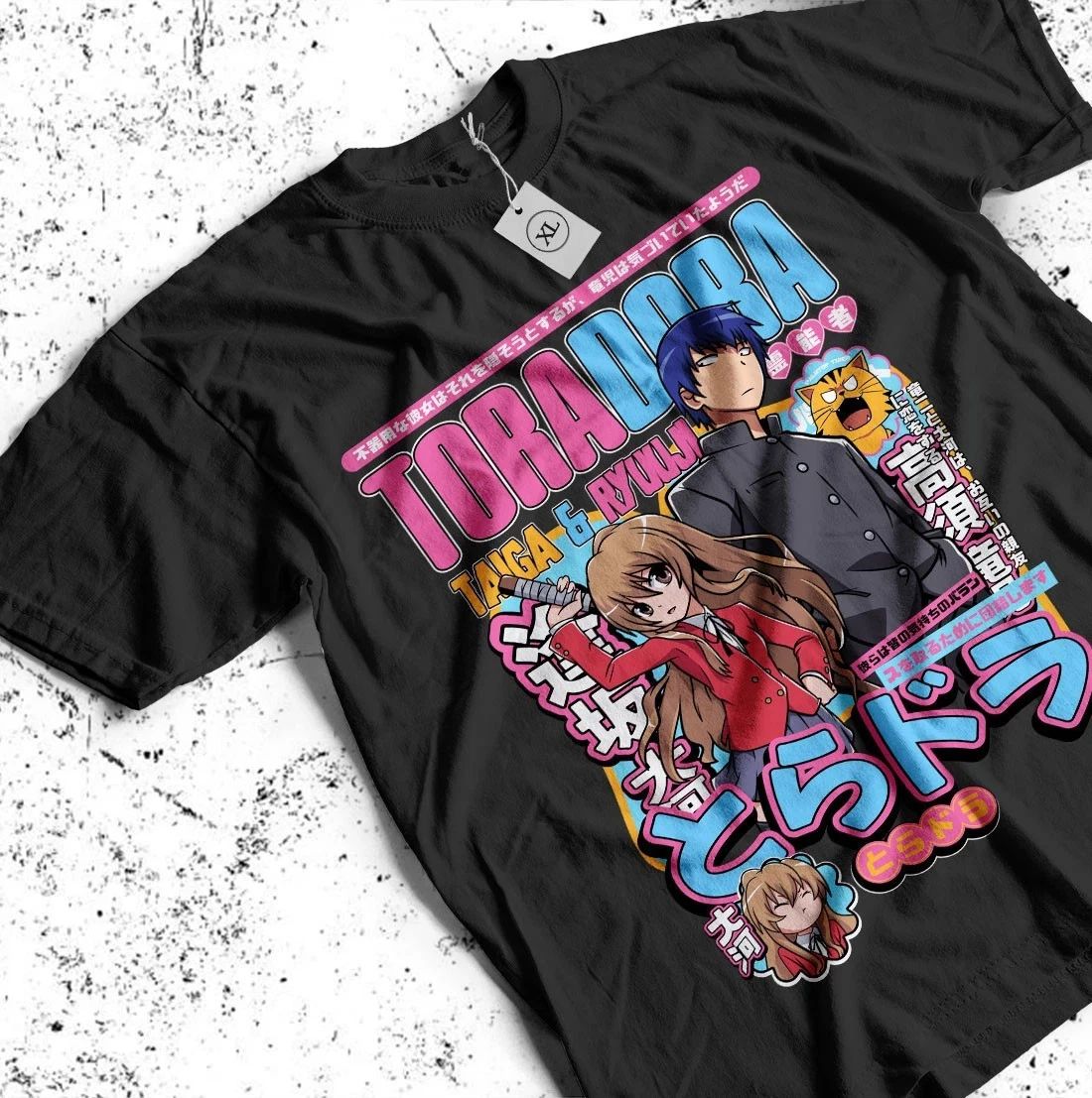 Toradora T-Shirt Taiga Ryuuji Aisaka Takasu Kawaii Anime Tee Shirt All Size Unisex T-shirt, Sweatshirt, Hoodie, Long Sleeve Tee - T-Shirt, Sweatshirt, Hoodie