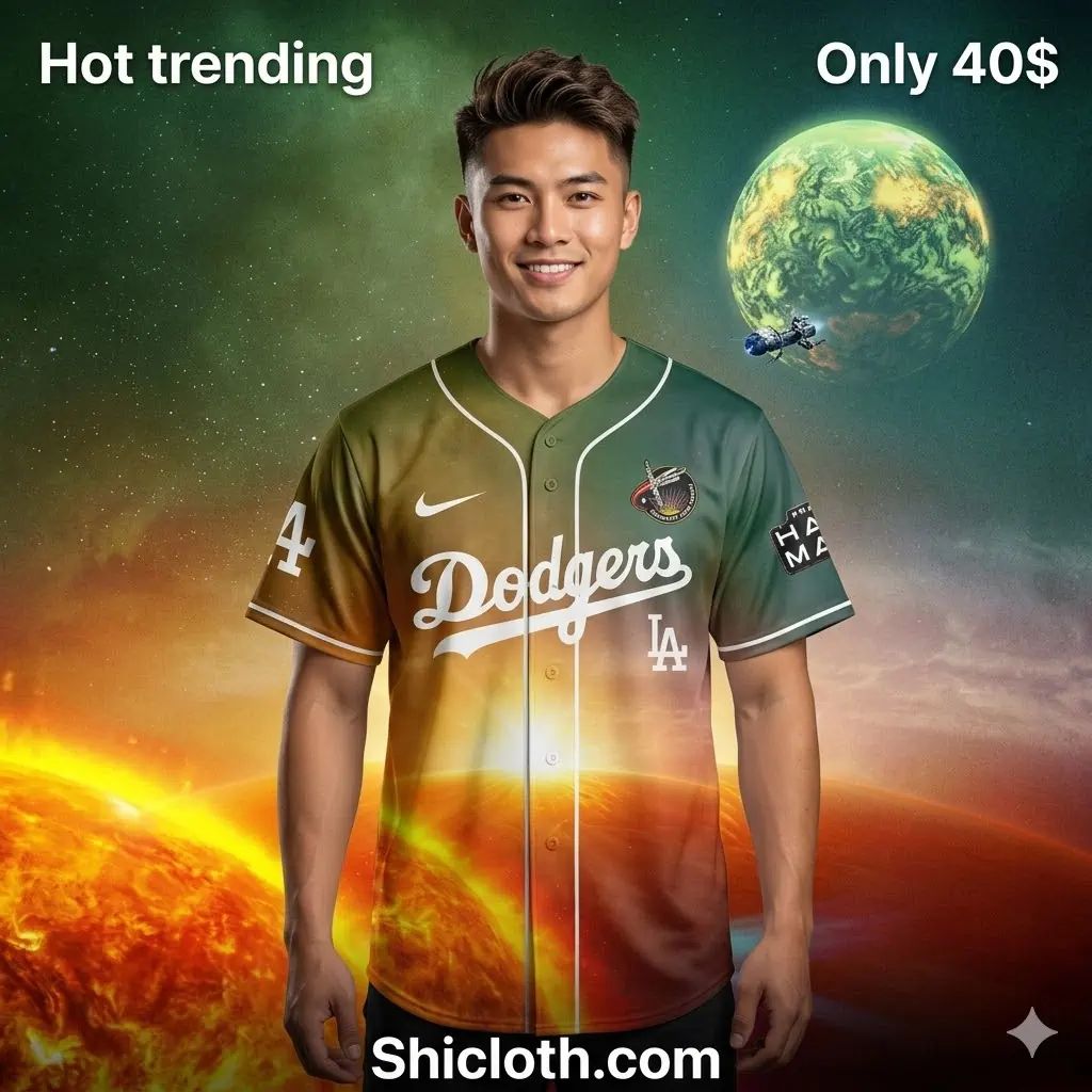 LA Dodgers Project Hail Mary 2026 Jersey baseball jersey product view 2