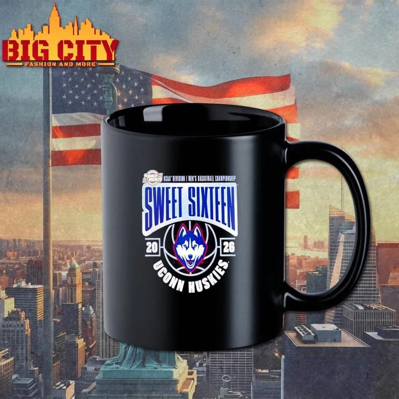 UConn Huskies 2026 NCAA Men's Basketball Tournament - Adult & Kids T-Shirts, Sweatshirts & Hoodies apparel design preview 3