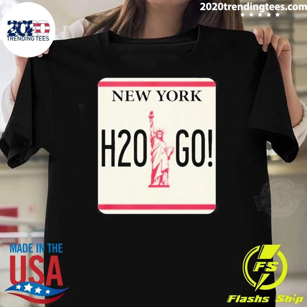 New York H2o Go License Plate Classic 2026 Shirt Unisex T-shirt, Sweatshirt, Hoodie, Long Sleeve Tee - T-Shirt, Sweatshirt, Hoodie