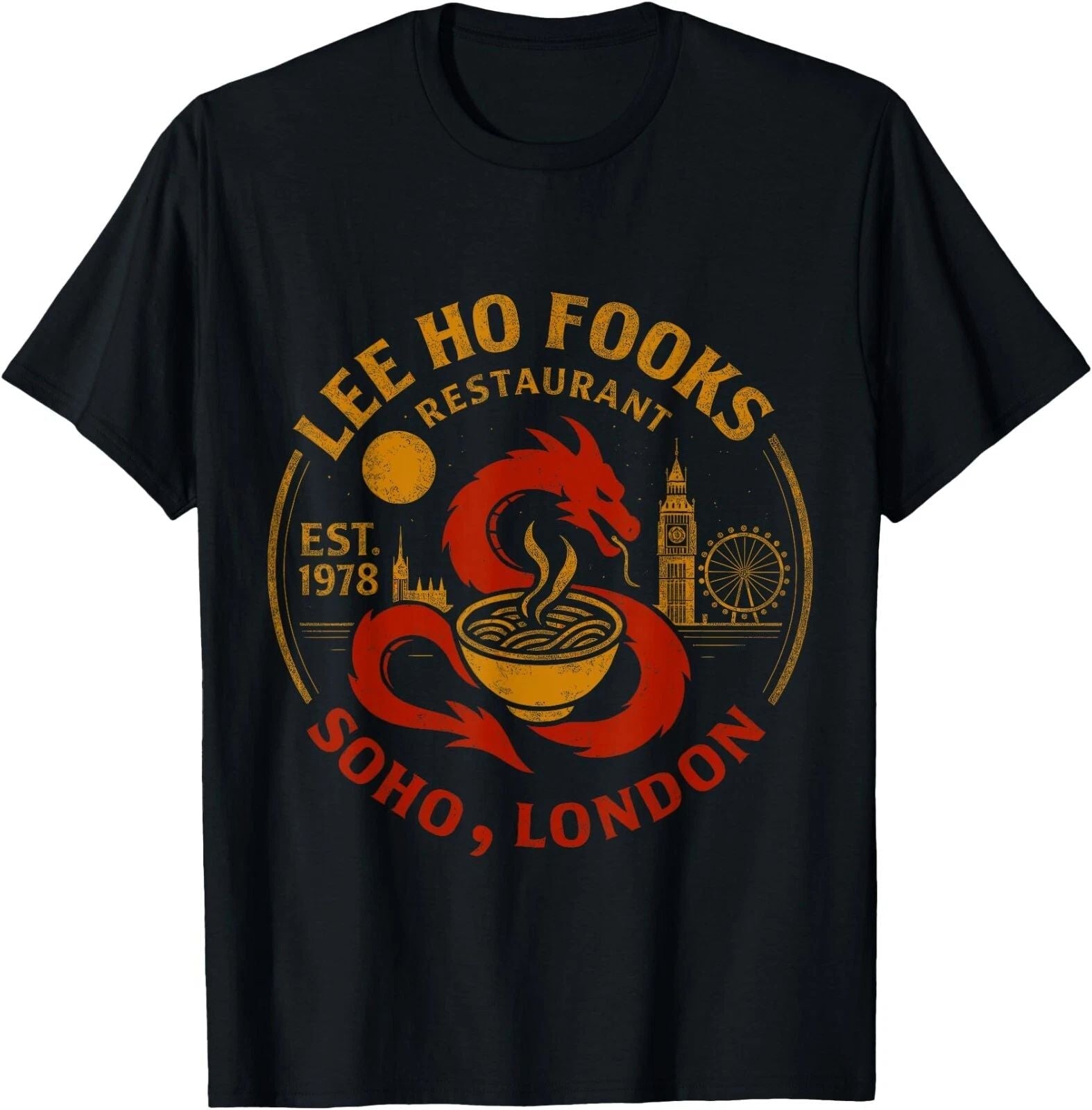 Lee Ho Fooks Retro Chinese Restaurant Funny Adult T-Shirt, Unisex Tees Unisex T-shirt, Sweatshirt, Hoodie, Long Sleeve Tee - T-Shirt, Sweatshirt, Hoodie