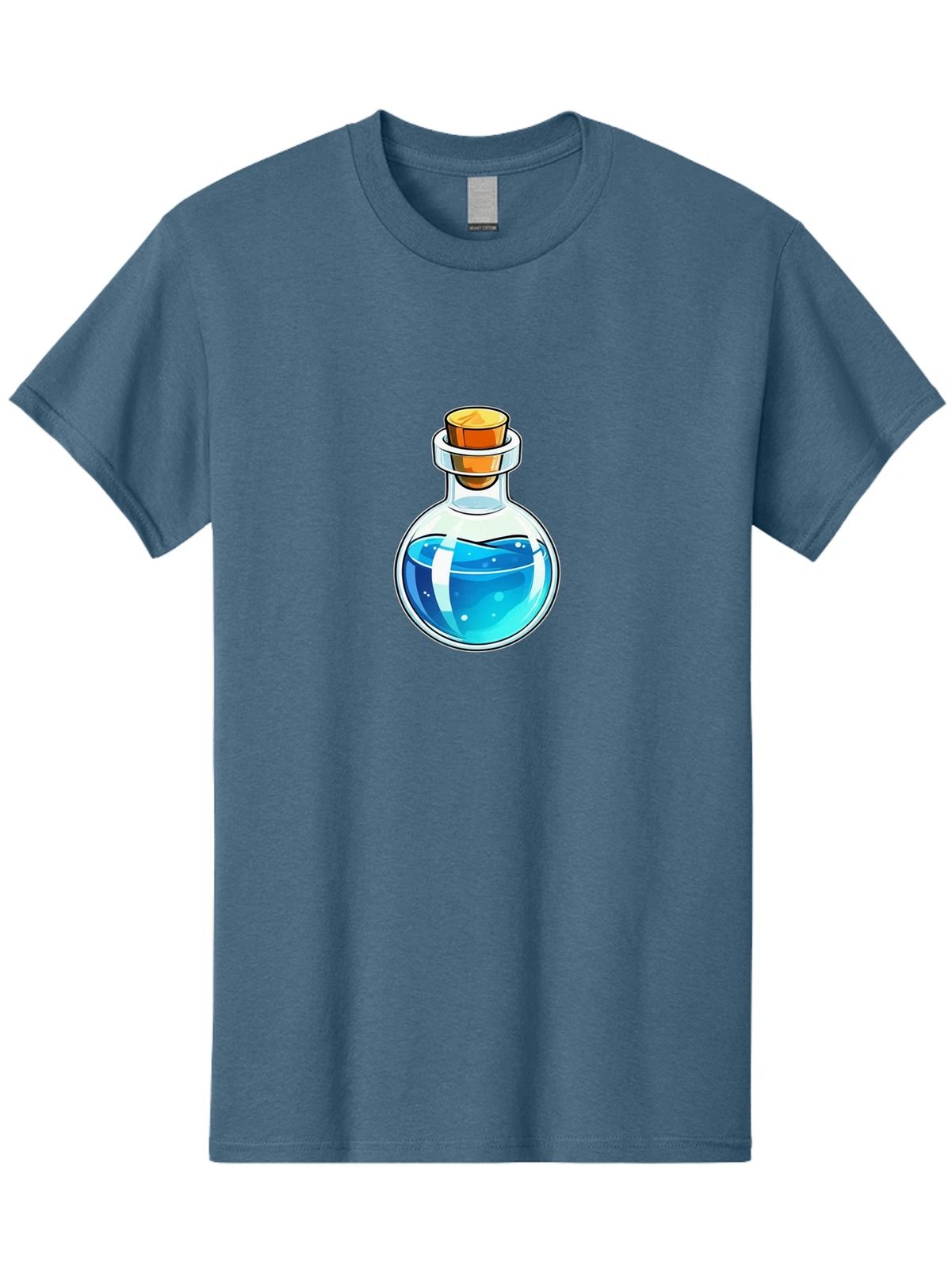Potion-Bottle-5 Mens Graphic Tee, 100% Cotton, Casual Summer Wear Unisex T-shirt, Sweatshirt, Hoodie, Long Sleeve Tee - T-Shirt, Sweatshirt, Hoodie