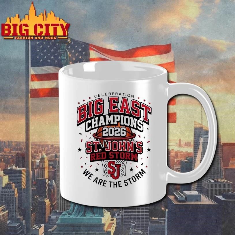 St. John's Red Storm Big East Champions 2026 we are - Adult & Kids T-Shirts, Sweatshirts & Hoodies apparel design preview 3