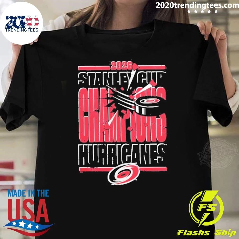 Carolina Hurricanes 2026 Stanley Cup Champions Shirt Unisex T-shirt, Sweatshirt, Hoodie, Long Sleeve Tee - T-Shirt, Sweatshirt, Hoodie