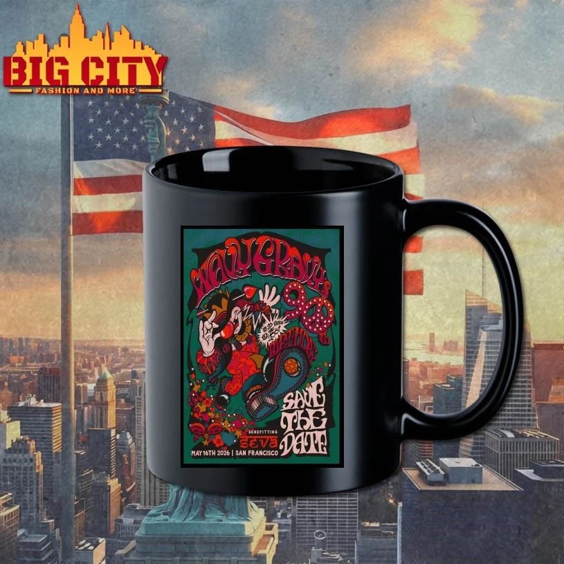 Wavy Gravy's 90th Birthday San Francisco CA 5-16-2026 - Adult & Kids T-Shirts, Sweatshirts & Hoodies apparel design preview 3