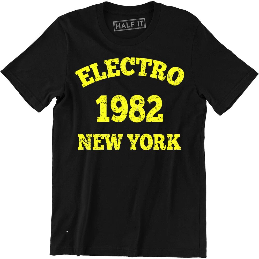 Electro 1982 New York Shirt Funny Music Planet Rock Drexciya Men's Tee T-shirt Unisex T-shirt, Sweatshirt, Hoodie, Long Sleeve Tee - T-Shirt, Sweatshirt, Hoodie