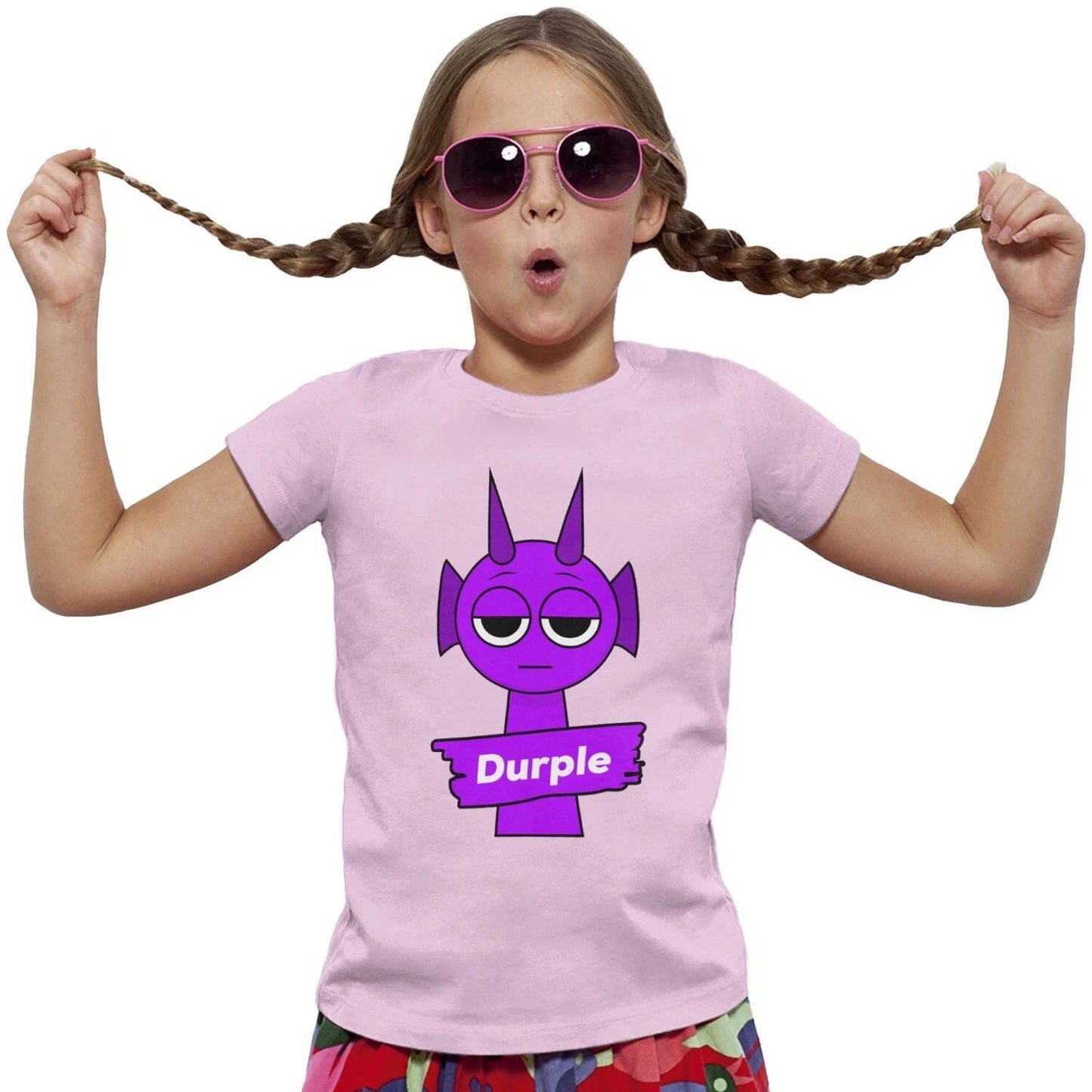 Sprunki Durple Kids T-Shirt Funny Sprunki Kids Shirt Boys Girls Durple Youth Tee Unisex T-shirt, Sweatshirt, Hoodie, Long Sleeve Tee - T-Shirt, Sweatshirt, Hoodie