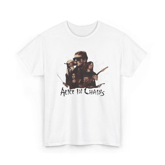 Alice in Chains Grunge Band Tee White Graphic Grunge Rock Unisex Unisex T-shirt, Sweatshirt, Hoodie, Long Sleeve Tee - T-Shirt, Sweatshirt, Hoodie