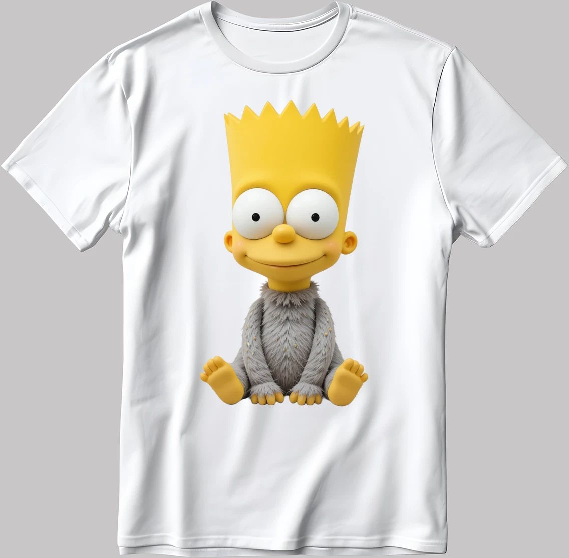 The Simpsons Cute baby Bart Short Sleeve White-Black Men / Women's DE316 Unisex T-shirt, Sweatshirt, Hoodie, Long Sleeve Tee - T-Shirt, Sweatshirt, Hoodie