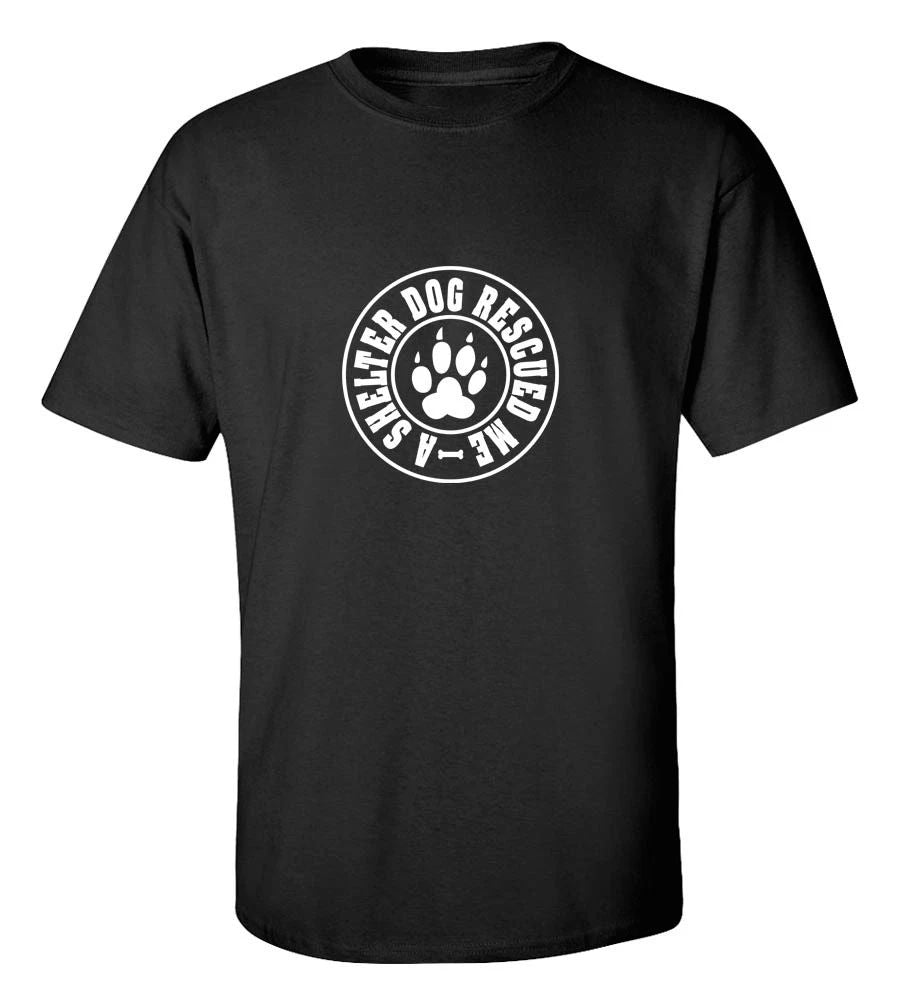 Rescue Dog T-Shirt Shelter Dog Rescued Me Pet Lover Gift Cotton Tee Unisex T-shirt, Sweatshirt, Hoodie, Long Sleeve Tee - T-Shirt, Sweatshirt, Hoodie