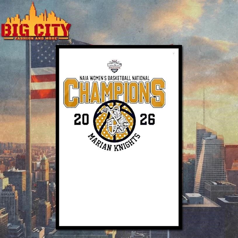 Marian Knights 2026 Womens Basketball National - Adult & Kids T-Shirts, Sweatshirts & Hoodies apparel design preview 4