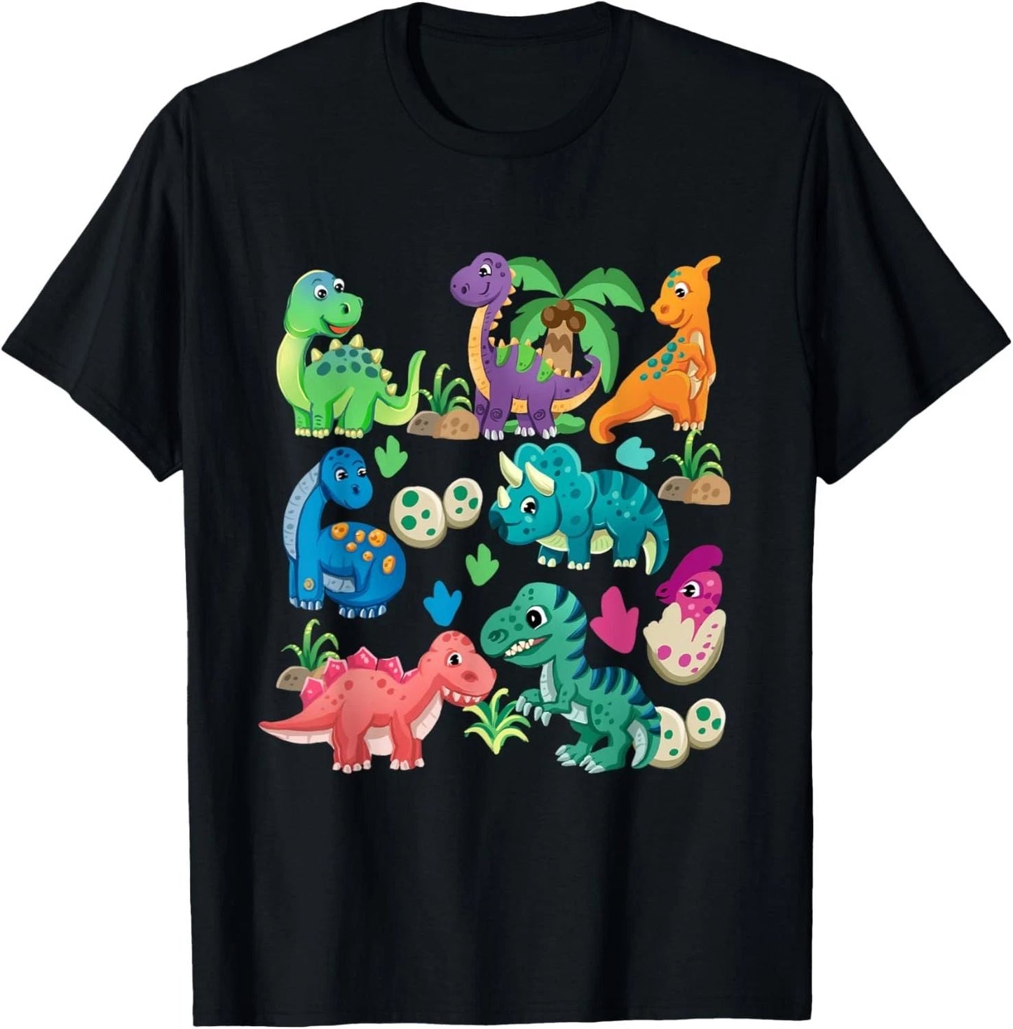 Types Of Dinosaurs Cute Dino Identification Girl Boy T-Shirt Unisex T-shirt, Sweatshirt, Hoodie, Long Sleeve Tee - T-Shirt, Sweatshirt, Hoodie