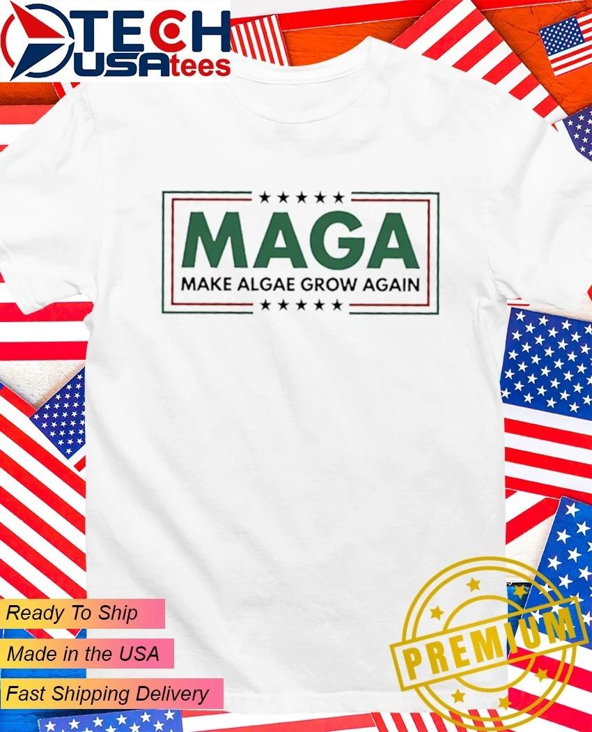 Make Algae great again 2026 logo shirt Unisex T-shirt, Sweatshirt, Hoodie, Long Sleeve Tee - T-Shirt, Sweatshirt, Hoodie