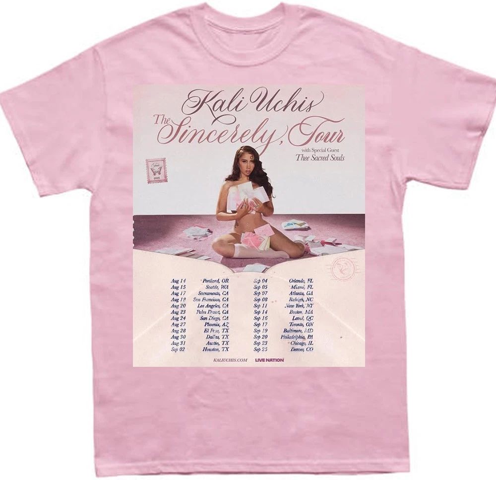 Collection Kali Uchis Tour Gift Funny  All Size Tee C71.55 Unisex T-shirt, Sweatshirt, Hoodie, Long Sleeve Tee - T-Shirt, Sweatshirt, Hoodie
