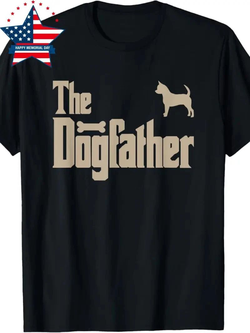 100% Made in USA, 180g Mens Chihuahua Dog Lover Gifts The Dogfather Men Tee Shir Unisex T-shirt, Sweatshirt, Hoodie, Long Sleeve Tee - T-Shirt, Sweatshirt, Hoodie