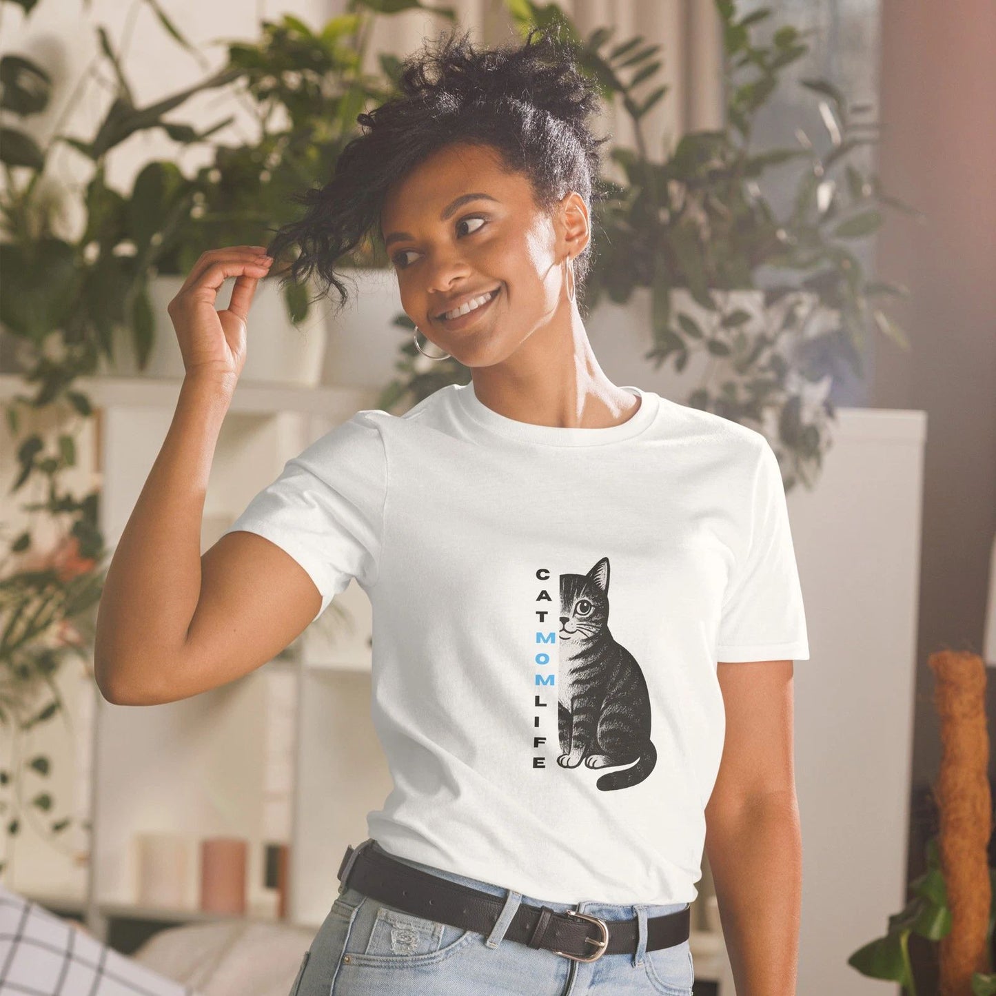 Cat Mom Life T-Shirt | Cute Cat Lover Tee | Funny Pet Parent Shirt Gift Unisex T-shirt, Sweatshirt, Hoodie, Long Sleeve Tee - T-Shirt, Sweatshirt, Hoodie