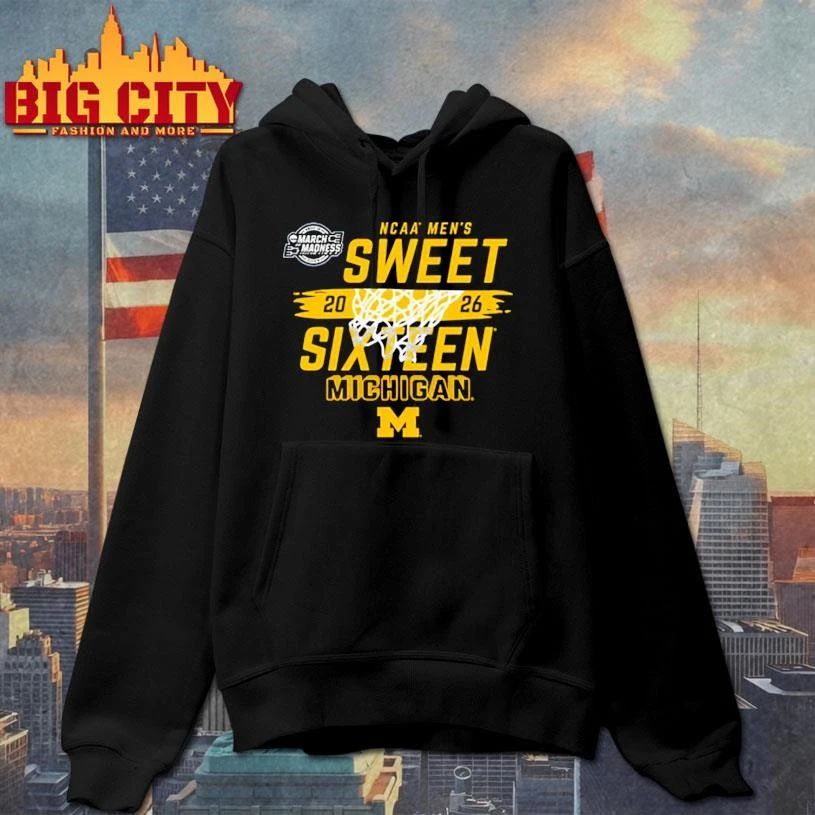 Michigan Wolverines 2026 NCAA Men's Sweet College - Adult & Kids T-Shirts, Sweatshirts & Hoodies apparel design preview 2
