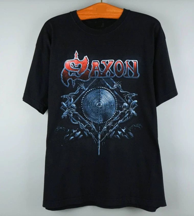 Vintage Saxon tour Unisex T-Shirt All Size S To 5XL BT926 Unisex T-shirt, Sweatshirt, Hoodie, Long Sleeve Tee - T-Shirt, Sweatshirt, Hoodie