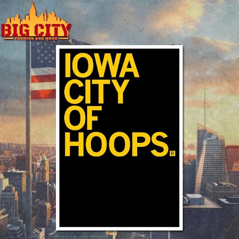 Iowa City of Hoops Graphic - Adult & Kids T-Shirts, Sweatshirts & Hoodies apparel design preview 4