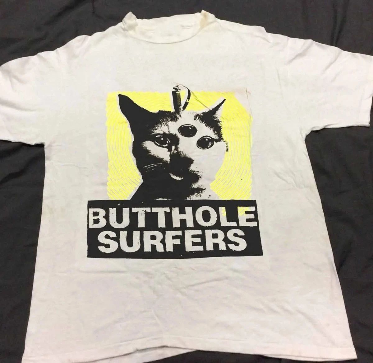 Vtg Butthole Surfers Band Cat For Fan T-shirt S to 5XL BA652 Unisex T-shirt, Sweatshirt, Hoodie, Long Sleeve Tee - T-Shirt, Sweatshirt, Hoodie