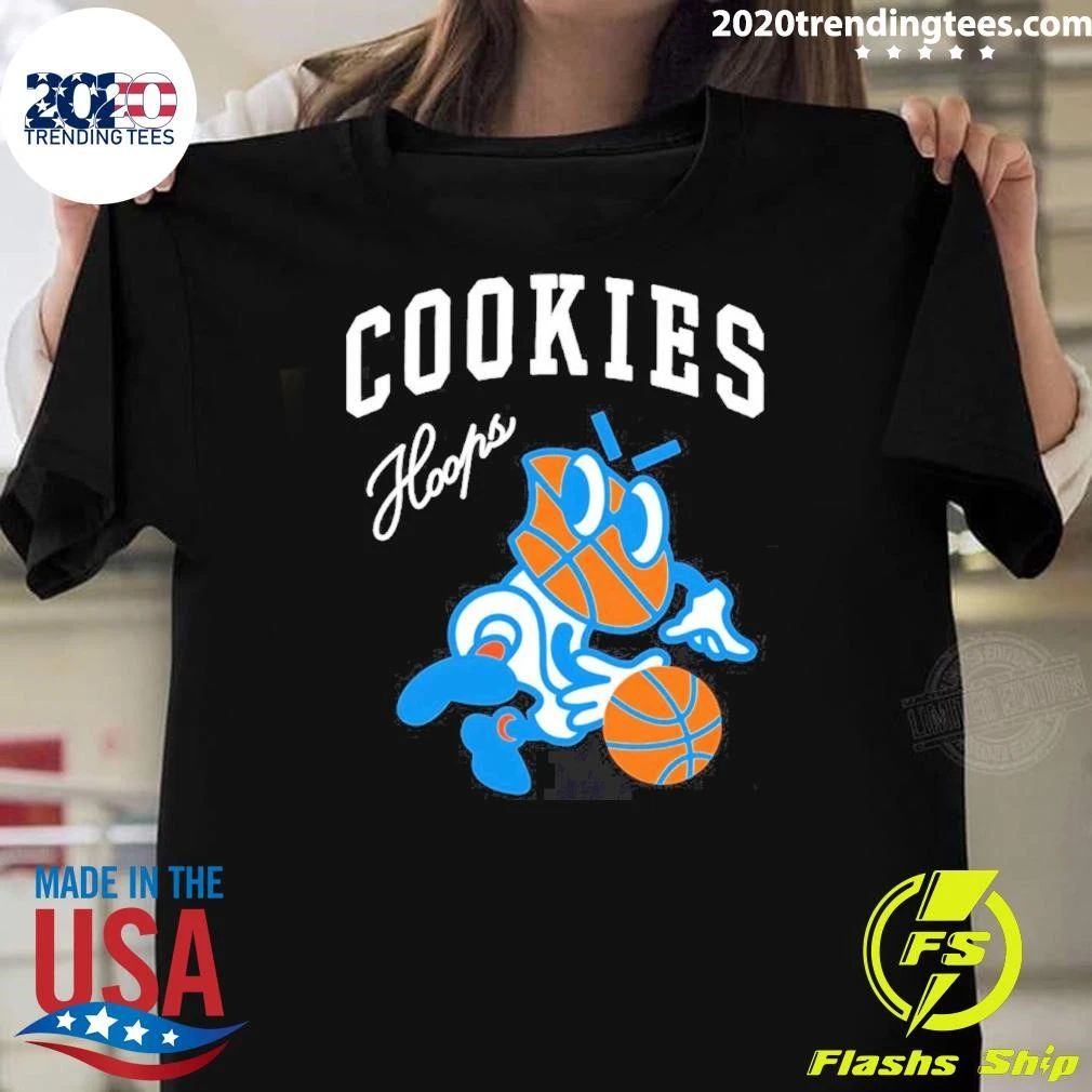 Cookies Hoops Basketball Mascot Streetwear Shirt Unisex T-shirt, Sweatshirt, Hoodie, Long Sleeve Tee - T-Shirt, Sweatshirt, Hoodie