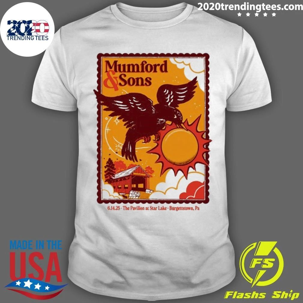 Mumford & Sons Tour Burgettstown 2026 Shirt Unisex T-shirt, Sweatshirt, Hoodie, Long Sleeve Tee - T-Shirt, Sweatshirt, Hoodie