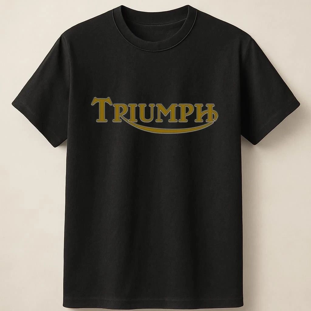 HOT!!Triumph Tee With Retro Gold Emblem Design Unisex T Shirt Unisex T-shirt, Sweatshirt, Hoodie, Long Sleeve Tee - T-Shirt, Sweatshirt, Hoodie