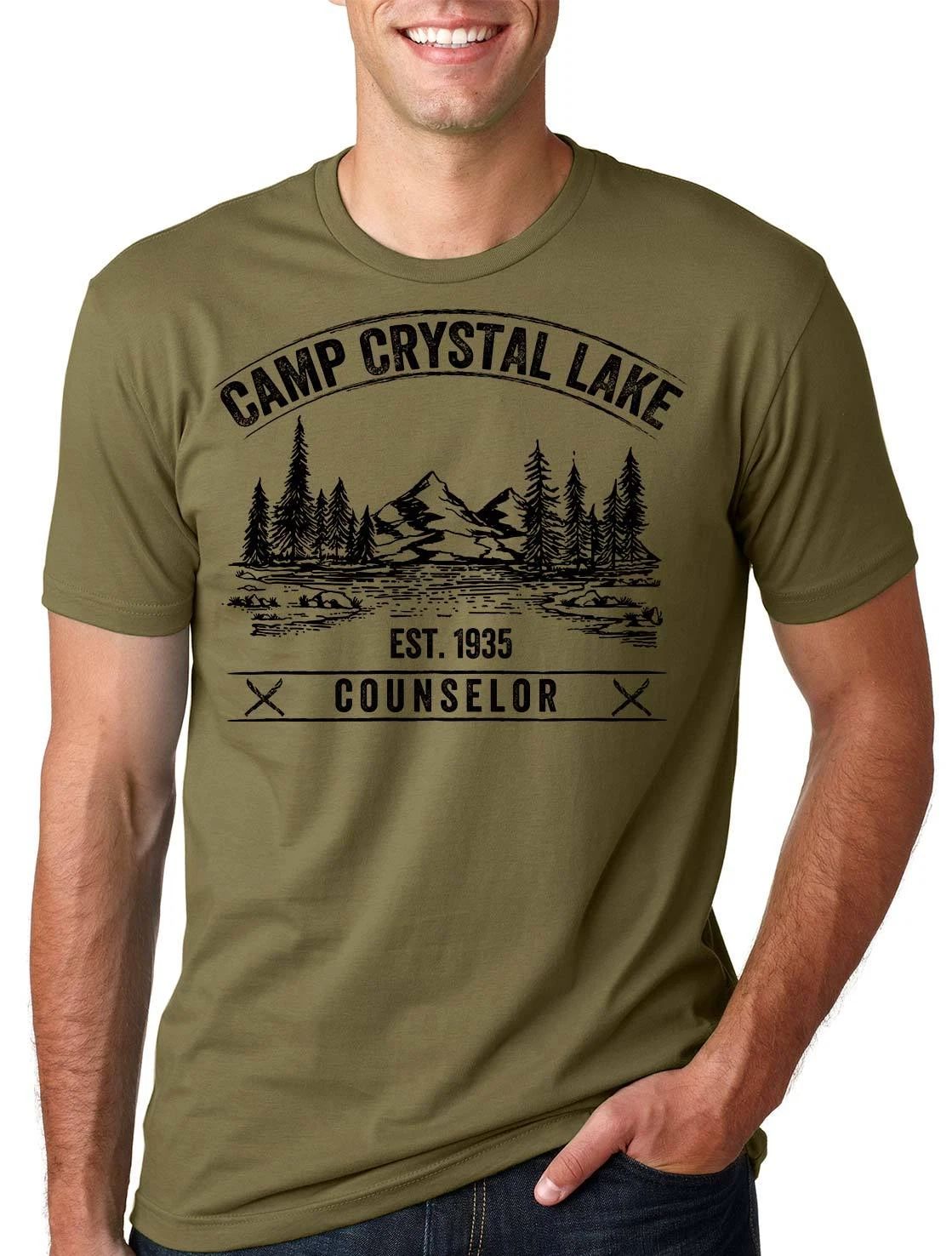 Camp Crystal lake T-shirt Counselor T-shirt Camping Camp Tee shirt Unisex T-shirt, Sweatshirt, Hoodie, Long Sleeve Tee - T-Shirt, Sweatshirt, Hoodie